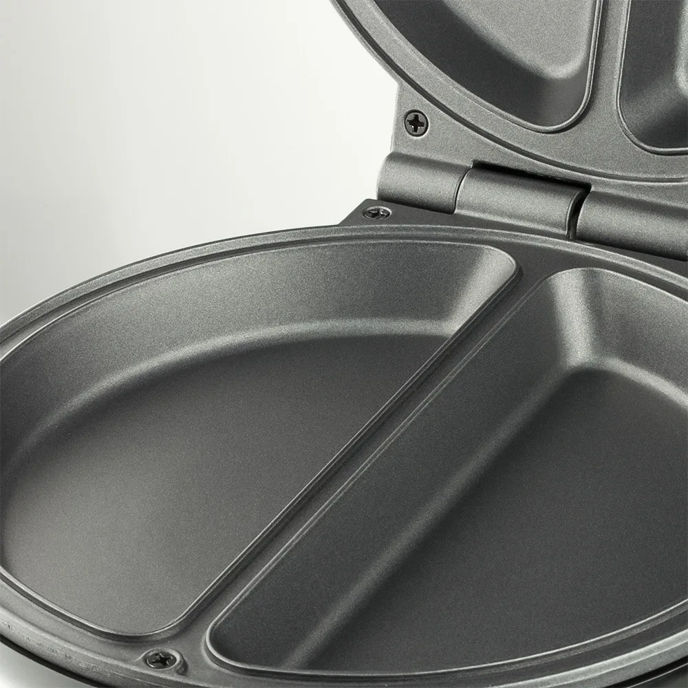 Mini Gaufrier Électrique 1000W – Petit-Déjeuner Croustillant en Quelques Minutes