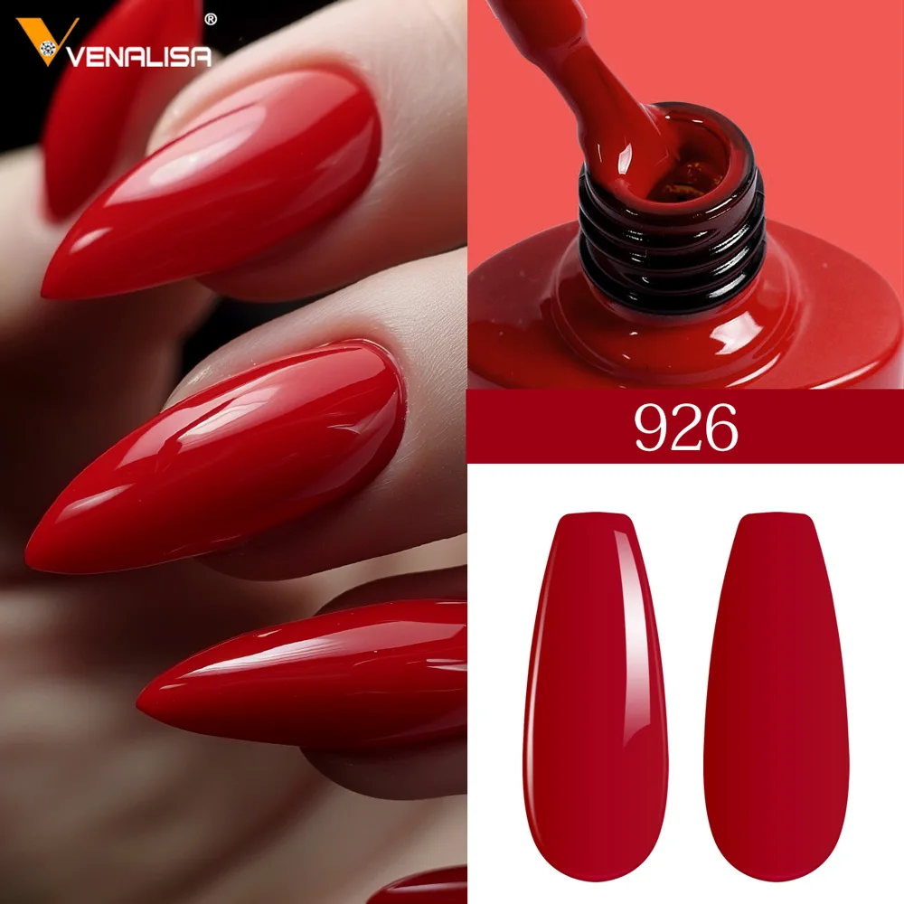 Vernis Gel UV/LED VENALISA 7.5ml – 60 Couleurs Longue Tenue 3 Semaines, Non-Toxique