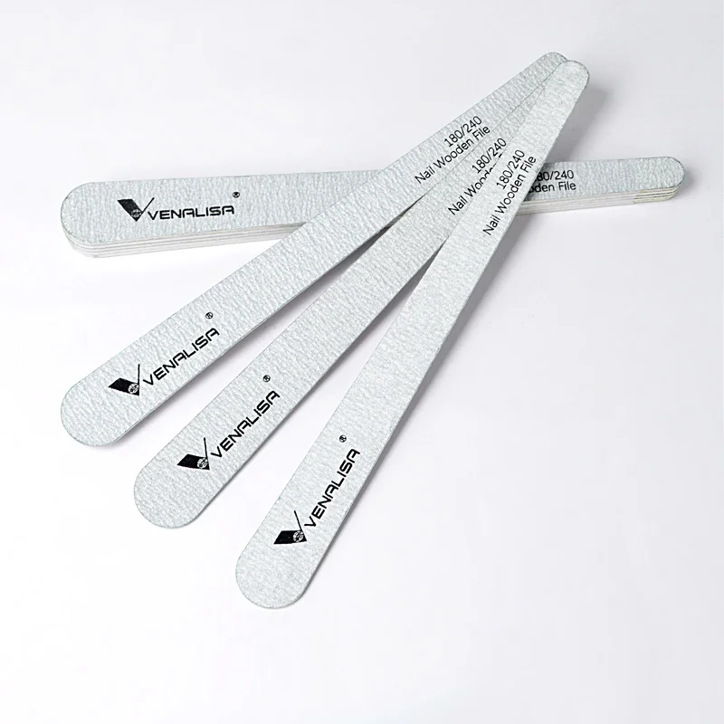 VENALISA Lime à Ongles Double Face Professionnelle – Lot de 4 à 5 pièces | Grit 100/180