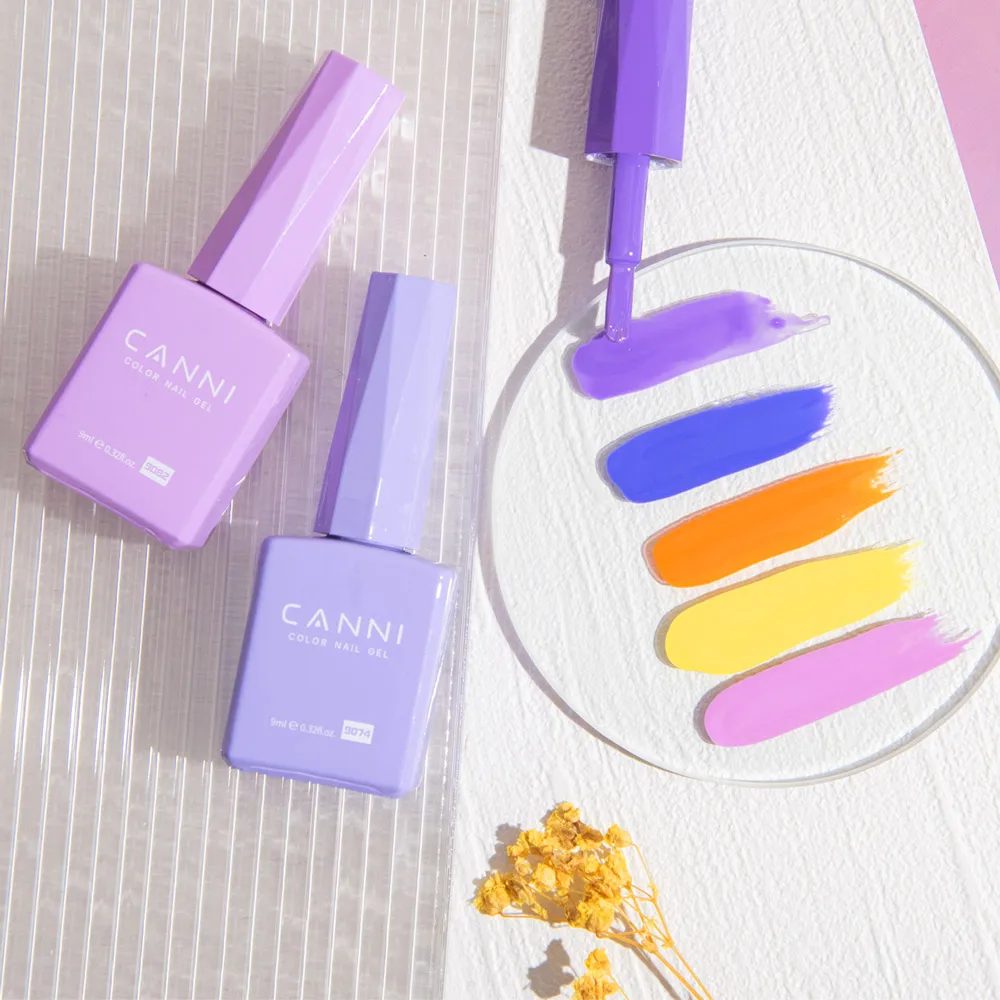CANNI Gel Polish UV/LED 9ml – Vernis Semi-Permanent Longue Durée 144 Couleurs