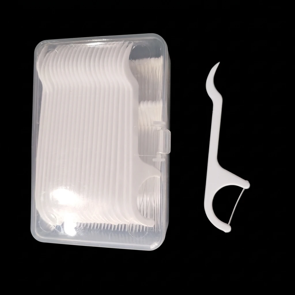 Cure-dent fil dentaire jetable en sachet individuel – Hygiène bucale pratique