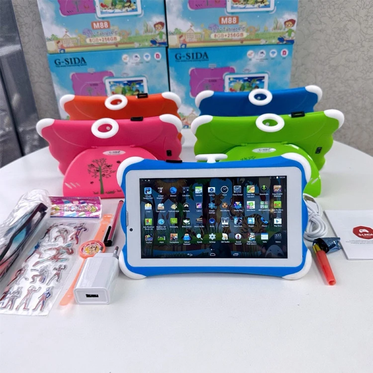 Tablette Enfant 7 Pouces Android 126Go Octa-Core avec Slot SIM – Éducative et Ludique