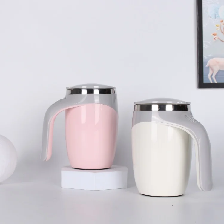 Tasse Automatique Magnétique eMerit 400ml – Mélange Sans Effort, Rechargeable & Stylée