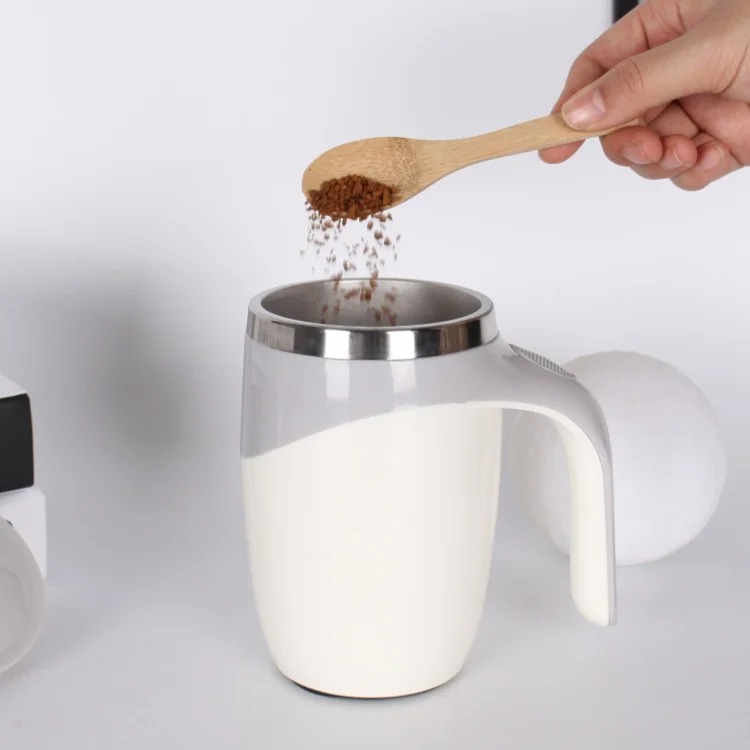 Tasse Automatique Magnétique eMerit 400ml – Mélange Sans Effort, Rechargeable & Stylée