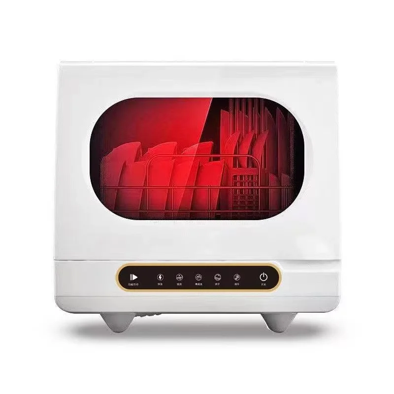 Mini Lave-Vaisselle Compact de Comptoir – Désinfection Vapeur 5★ | 1200W | Ultra Silencieux