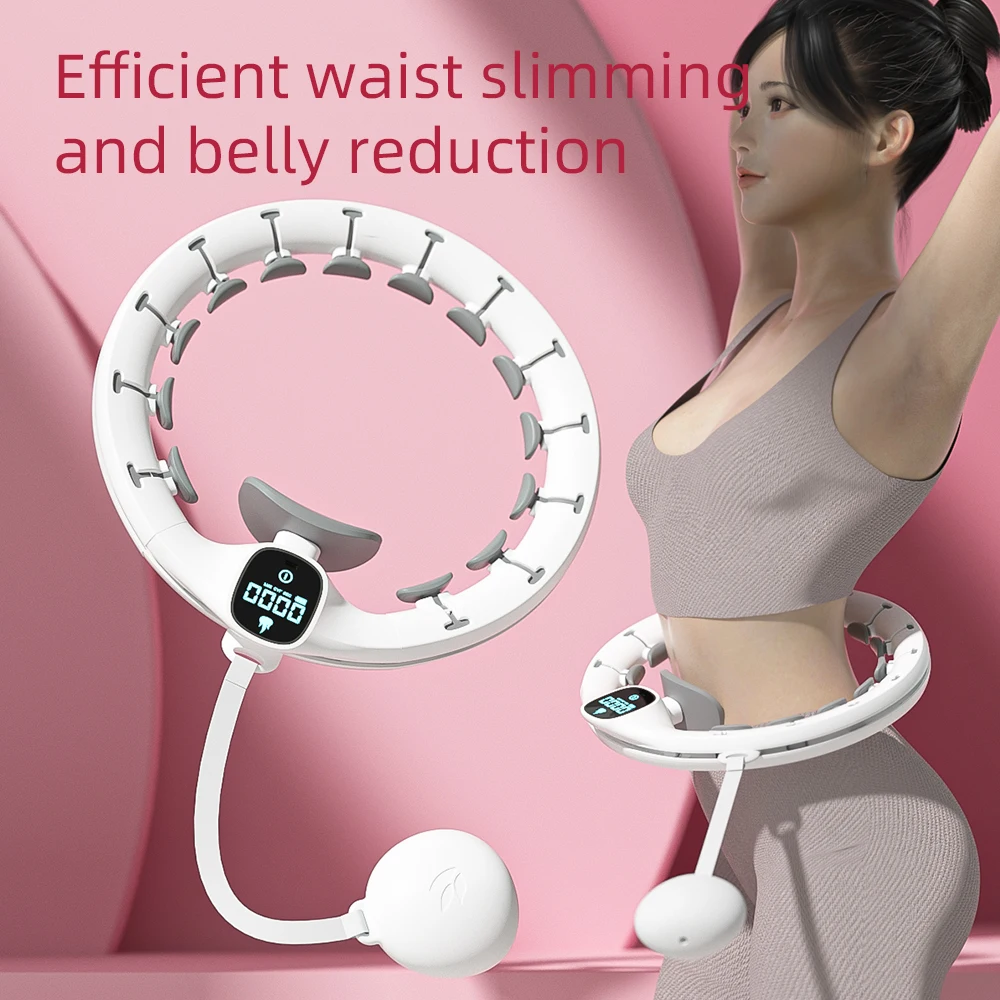 Hula Hoop Intelligent Réglable – Compteur de Calories & Fitness Maison