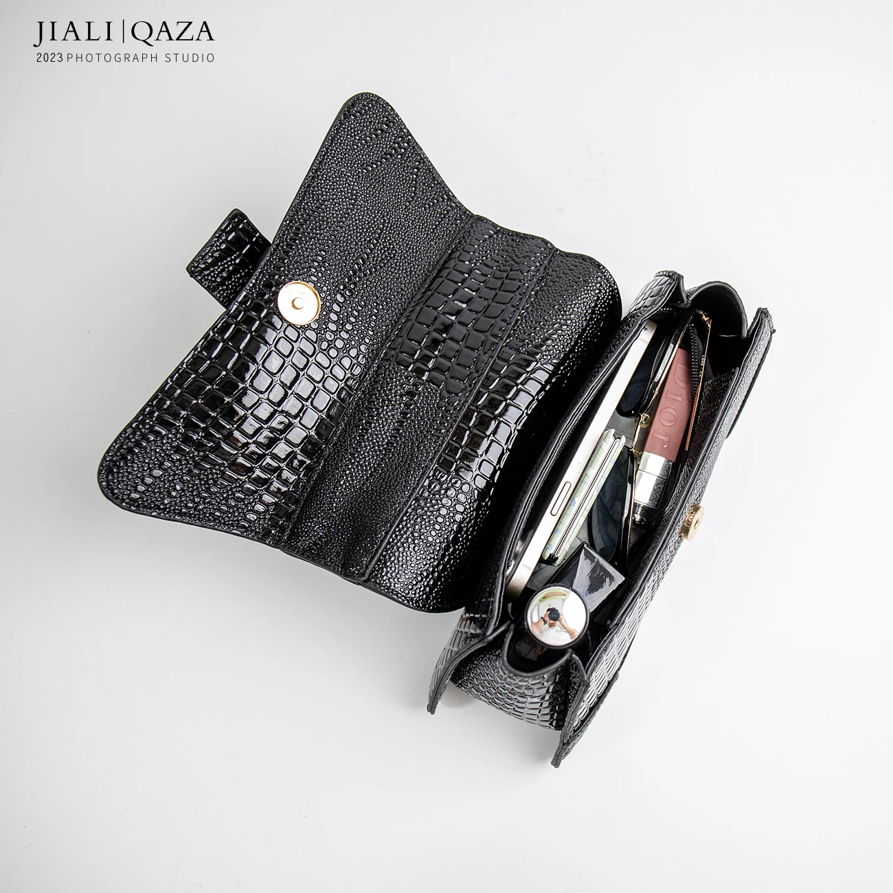 Sac à main femme JIALI – Motif serpentin brodé, imperméable, bandoulière tendance