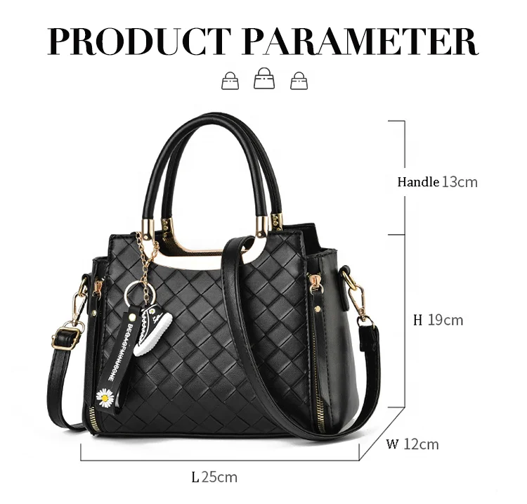 Sac à main carré luxe OKASA unisexe en cuir PU moderne – Grande capacité, fermeture bouton