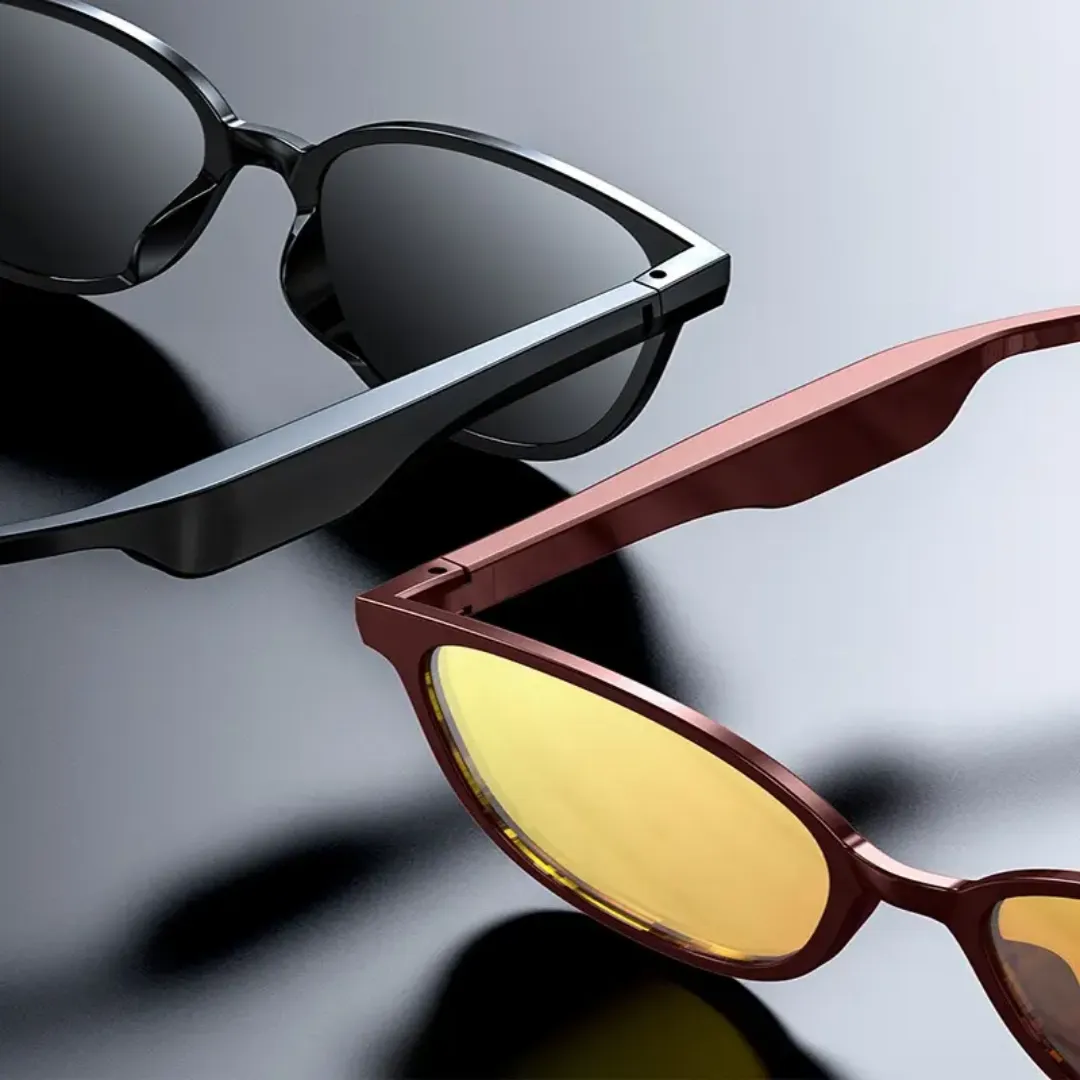 Lunettes de Soleil Bluetooth Intelligentes – Écouteurs Intégrés, Appels et Musique, Design Moderne p