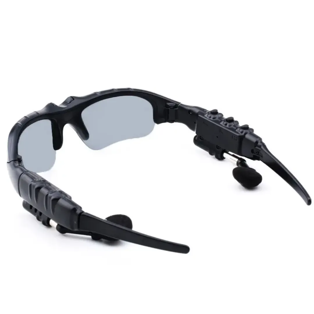Lunettes de Sport Bluetooth 5.0 – Écouteurs Intégrés, Appels et Musique, Verres Polarisés, Conduite, Cyclisme