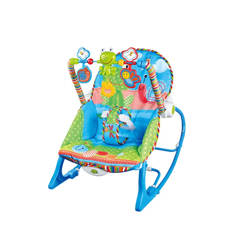 Transat Bébé Électrique Multifonctionnel - Bascule Musicale avec Vibration et Jouets Suspendus