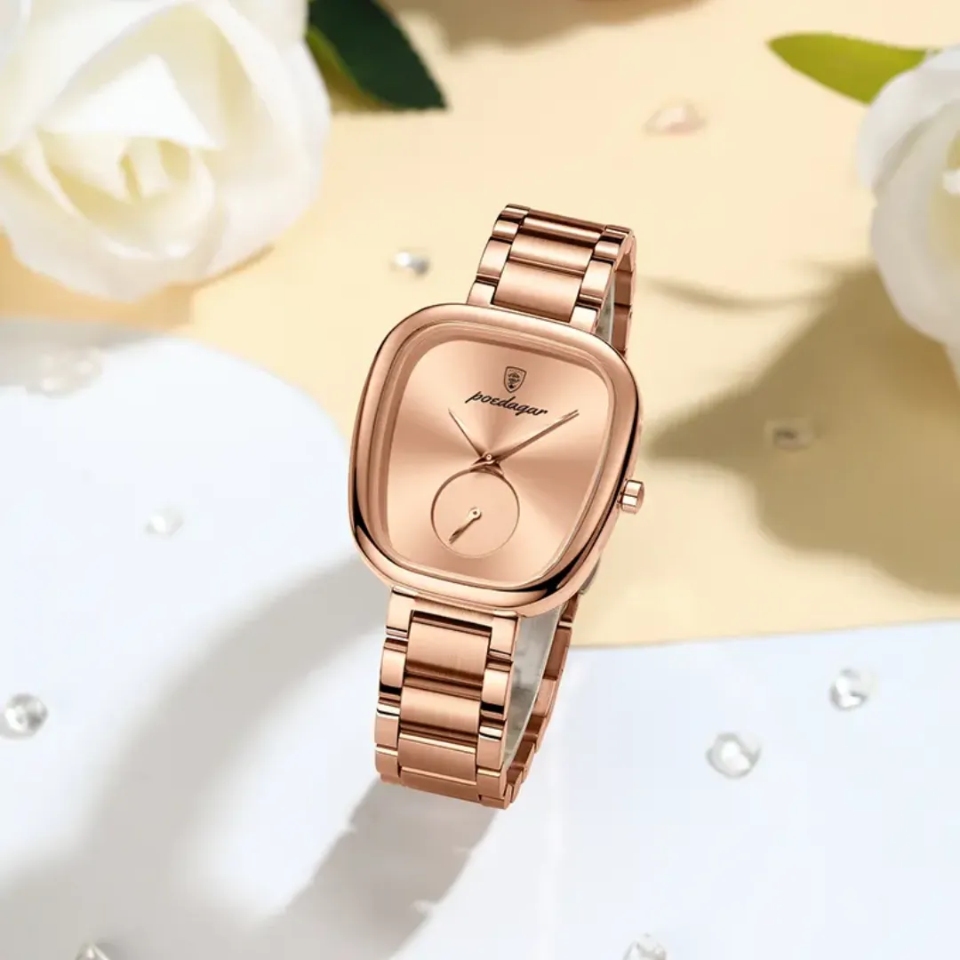 Montre Femme Poedgar 783 Quartz Étanche – Élégante et Moderne en Acier Inoxydable