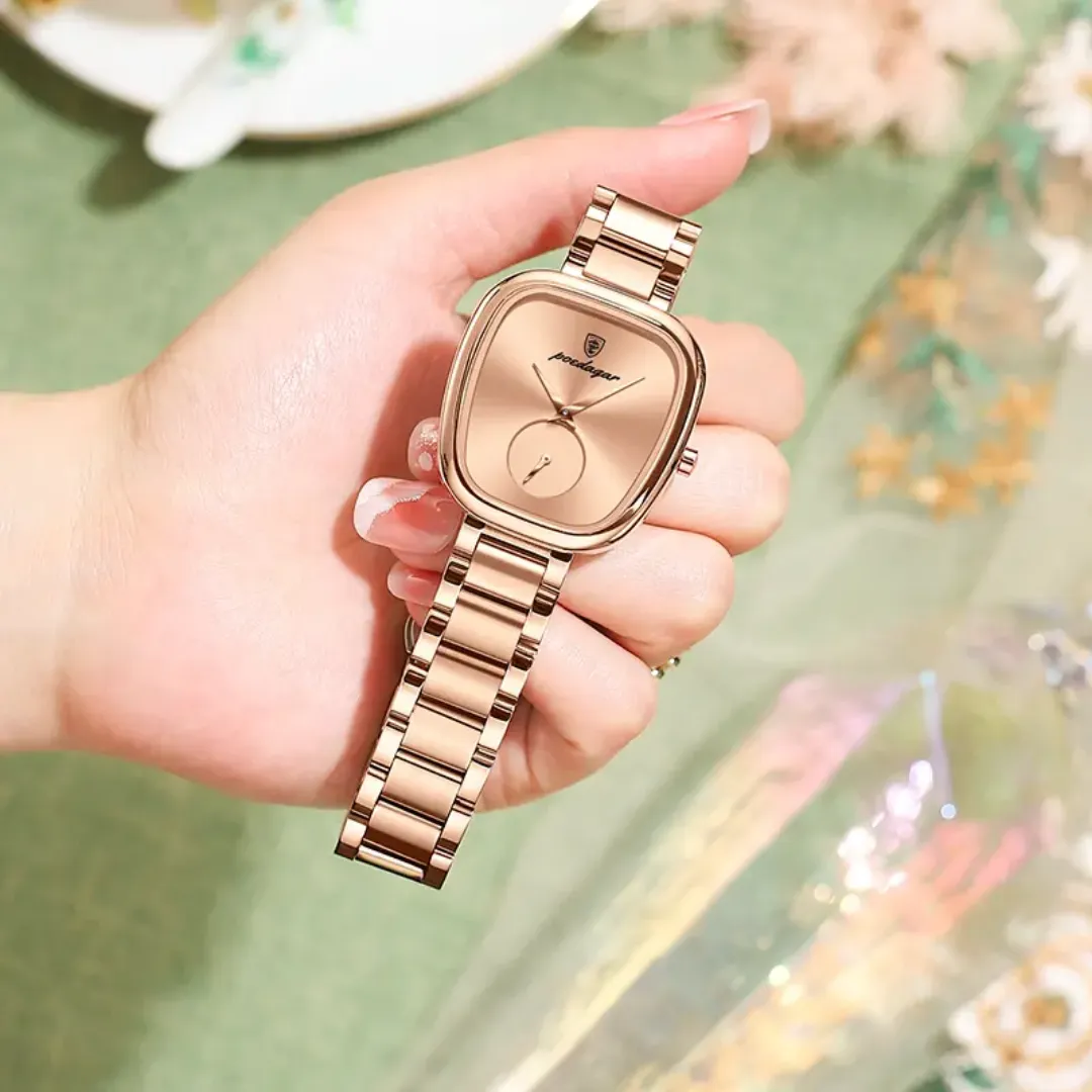 Montre Femme Poedgar 783 Quartz Étanche – Élégante et Moderne en Acier Inoxydable