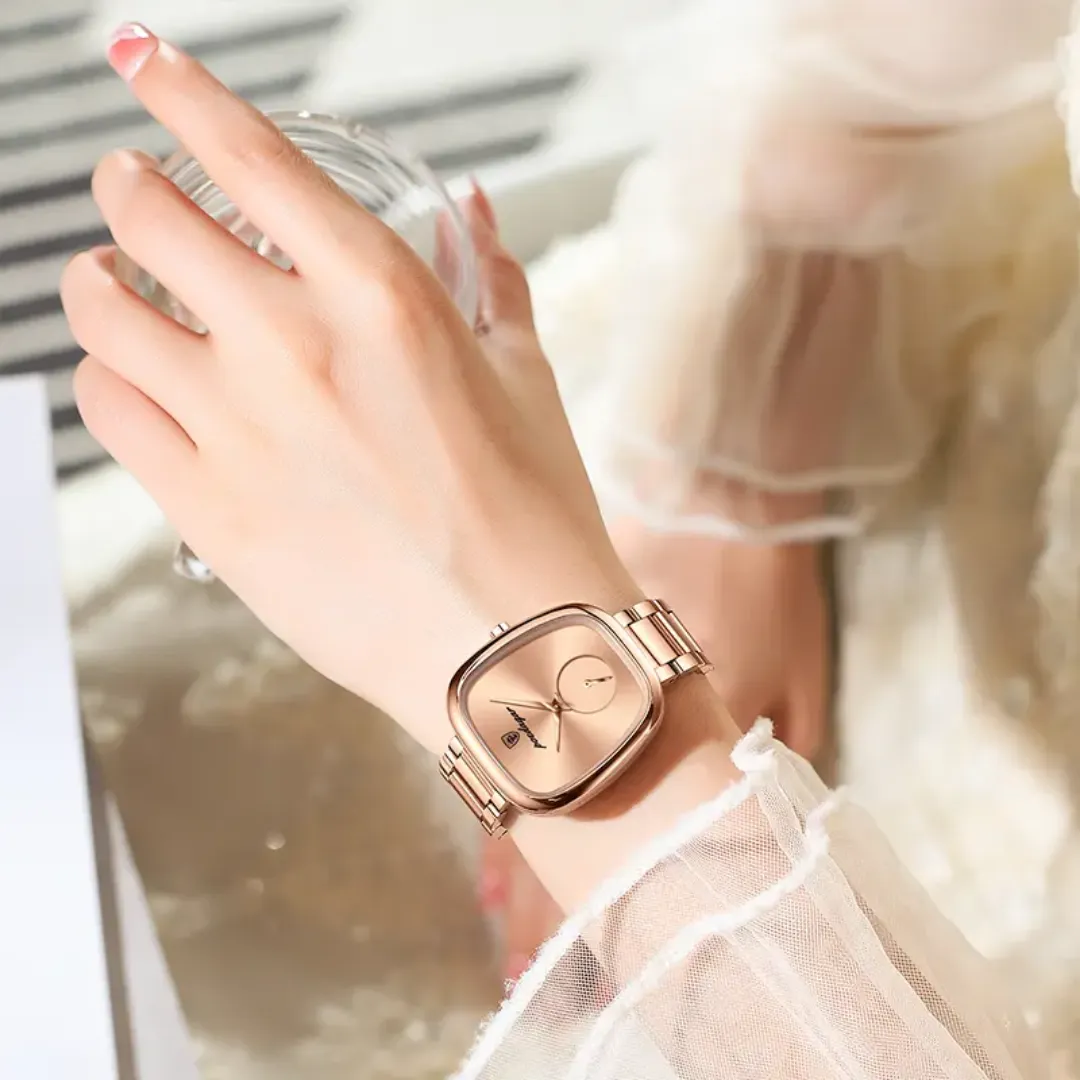 Montre Femme Poedgar 783 Quartz Étanche – Élégante et Moderne en Acier Inoxydable