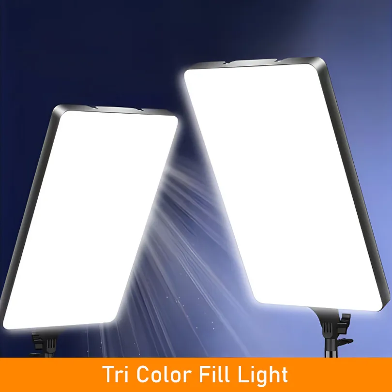Lampe LED Professionnelle Bicolore 60W avec Télécommande – Éclairage Studio Photo, Vidéo YouTube, Maquillage et Live Stream