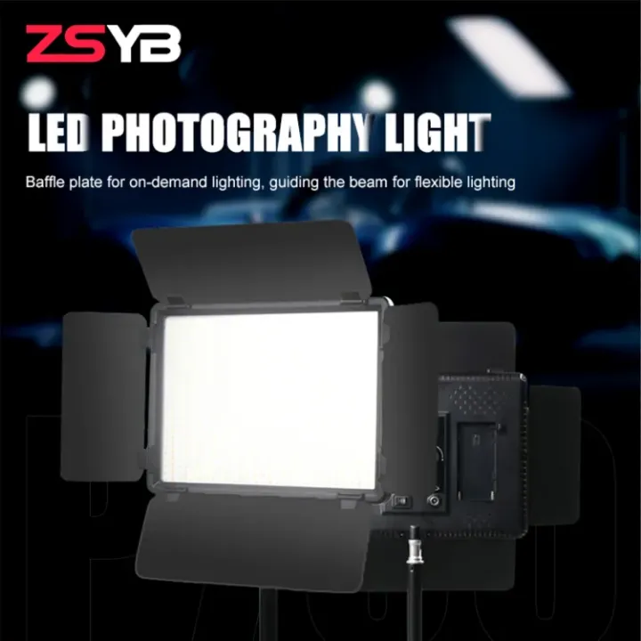 Panneau LED Professionnel ZSYB P700 – Éclairage Studio 35W Dimmable 2700K-6500K Haute Luminosité, sur Batterie Rechargeable
