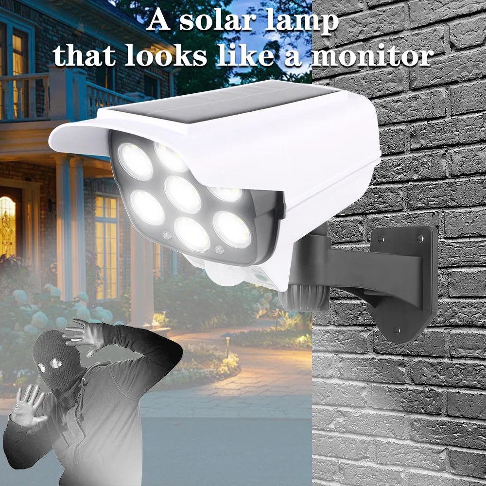 Lampe Solaire de Sécurité Extérieure avec Détecteur de Mouvement - Étanche, Murale, à LED Ultra Lumineuse avec Télécommande