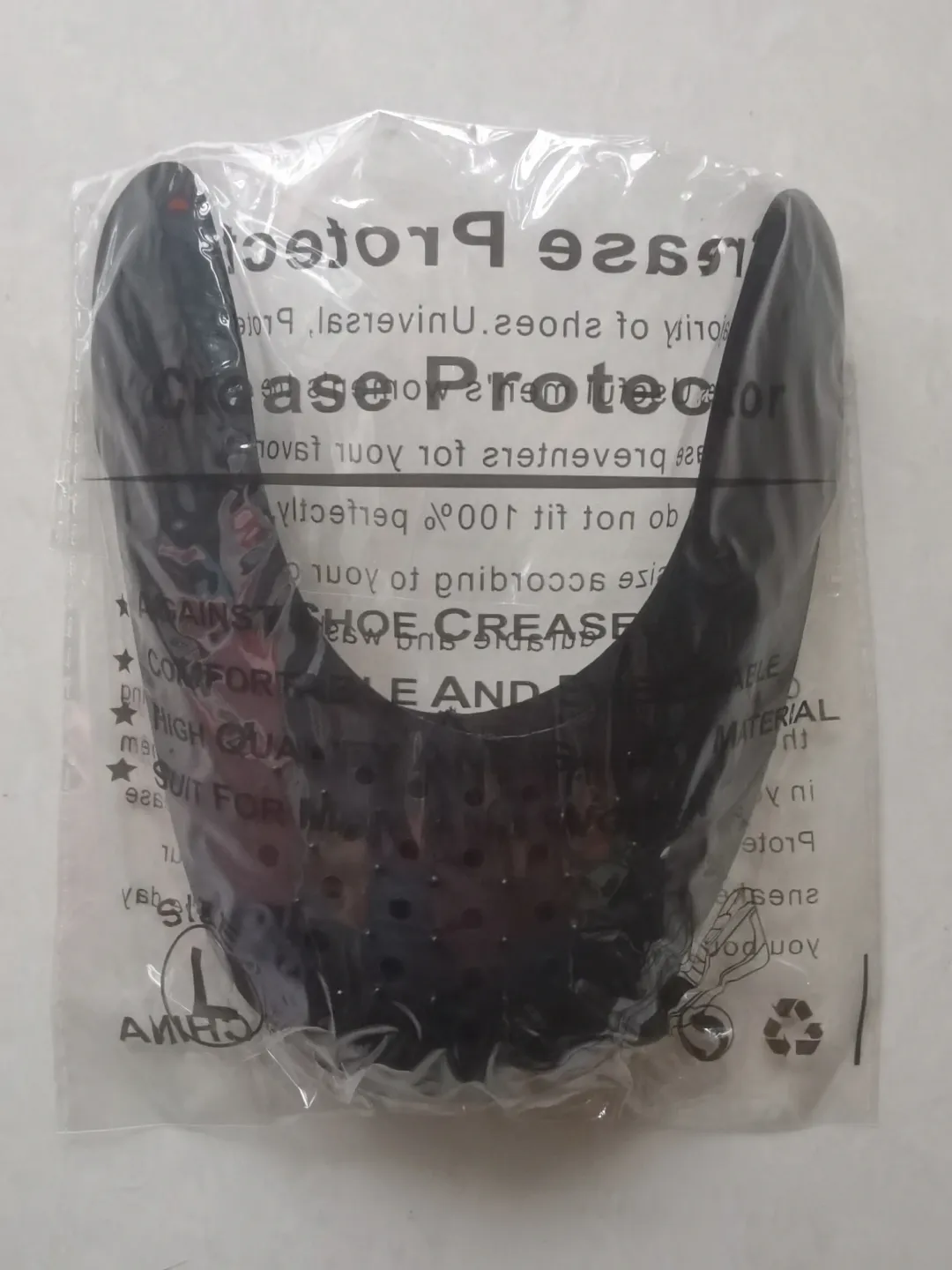 Protège-Chaussures Anti-Froissement – Inserts Sneaker Shields en PP, Taille Réglable, 2 Tailles S/L, Noir ou Blanc