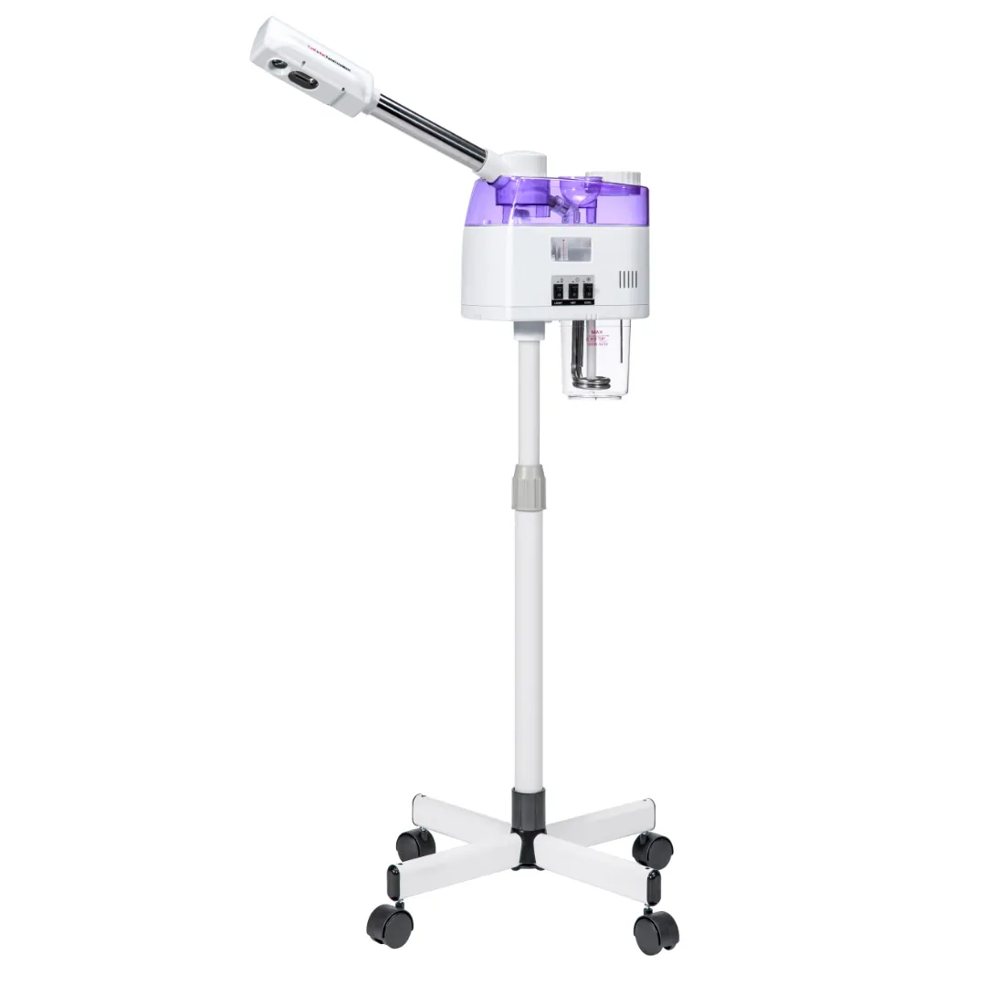Vaporisateur Facial Professionnel à Vapeur Chaude Nano Ionique - Appareil de Soin du Visage pour Salon de Beauté