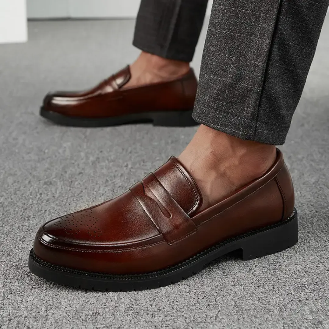 Chaussures habillées en cuir pour homme – Élégance formelle pour bureau, mariage et occasions spéciales