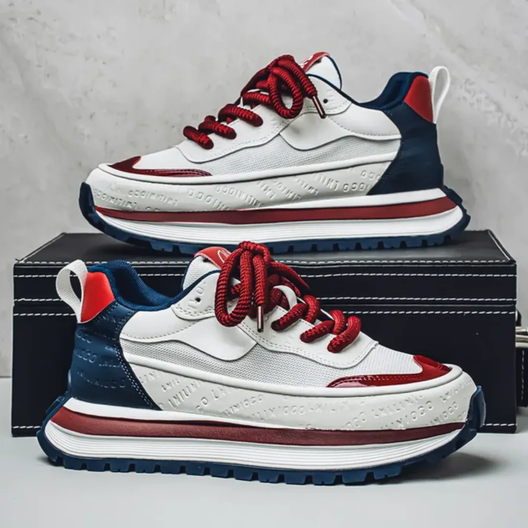 Baskets respirantes pour homme – Style sport tendance, semelle épaisse, confort et élévation