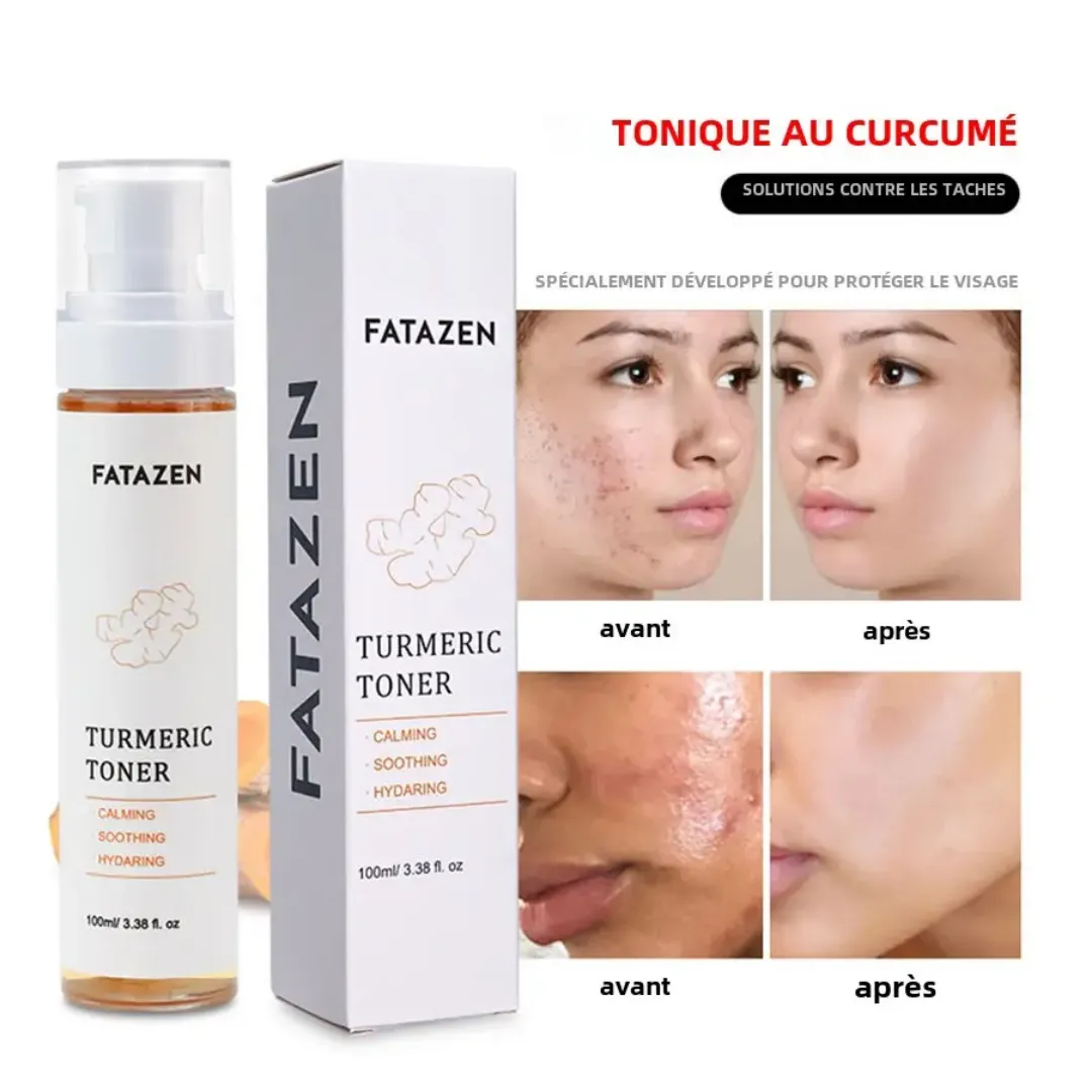 Fatazen Turmeric Toner – Éclat Naturel & Peau Unifiée