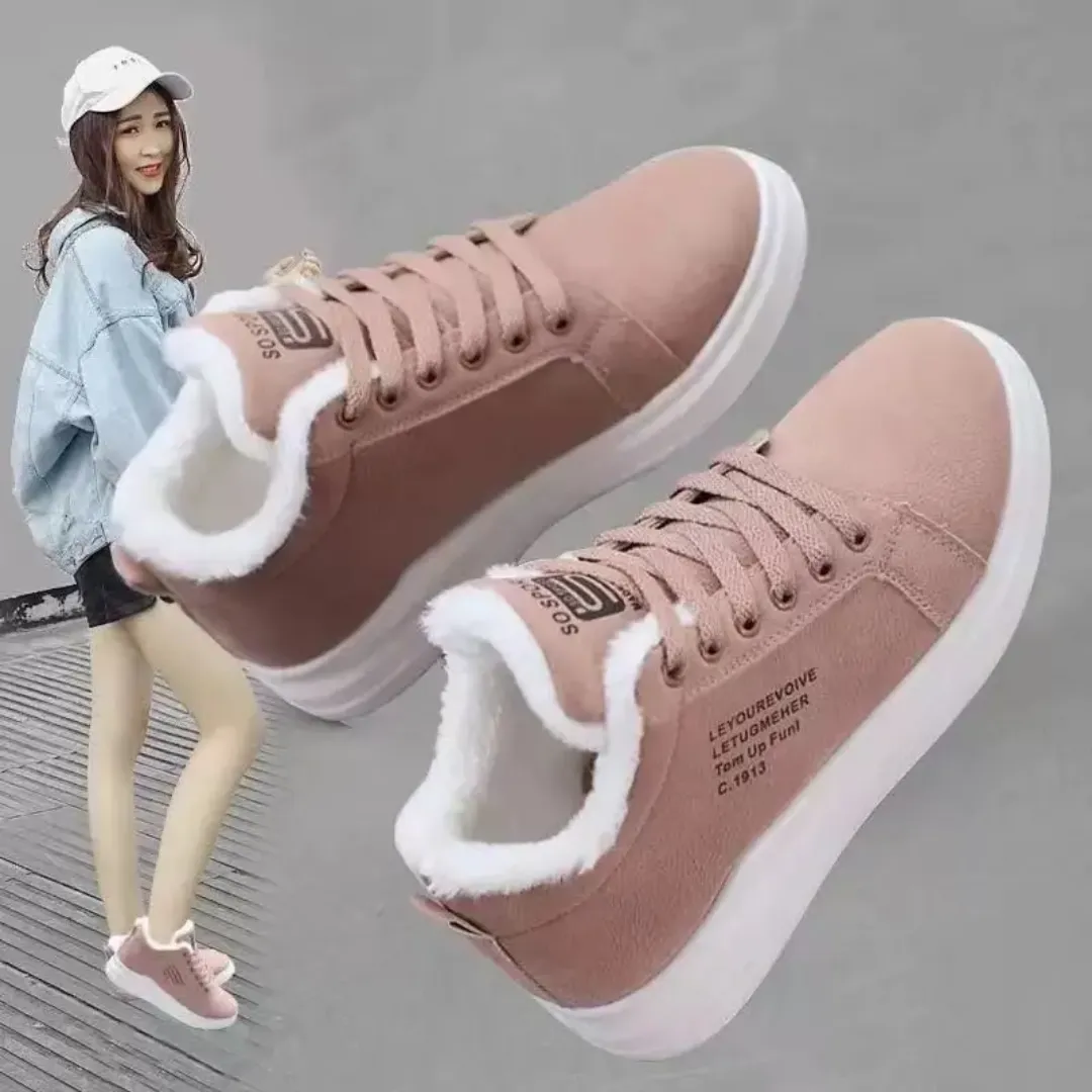 Baskets fourrées imperméables pour femmes – Chaudes, confortables et stylées