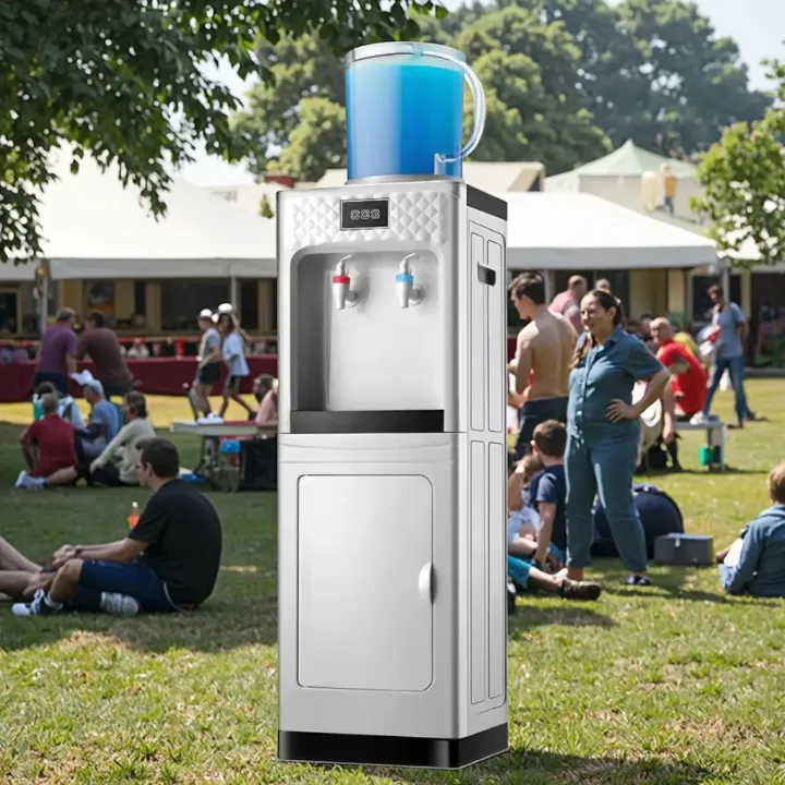 Distributeur d'Eau Chaude et Froide - Compact, Électrique, avec Rangement Intégré - Idéal Maison et Bureau