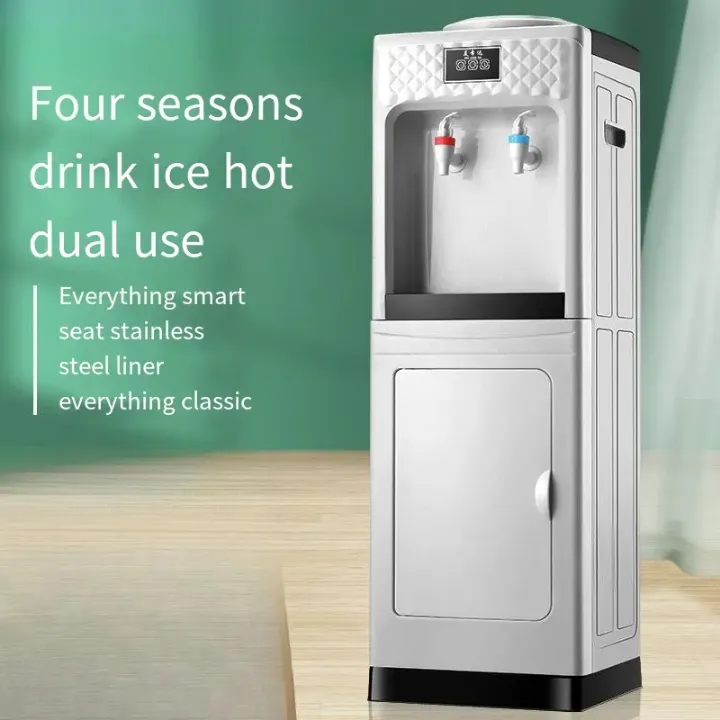 Distributeur d'Eau Chaude et Froide - Compact, Électrique, avec Rangement Intégré - Idéal Maison et Bureau