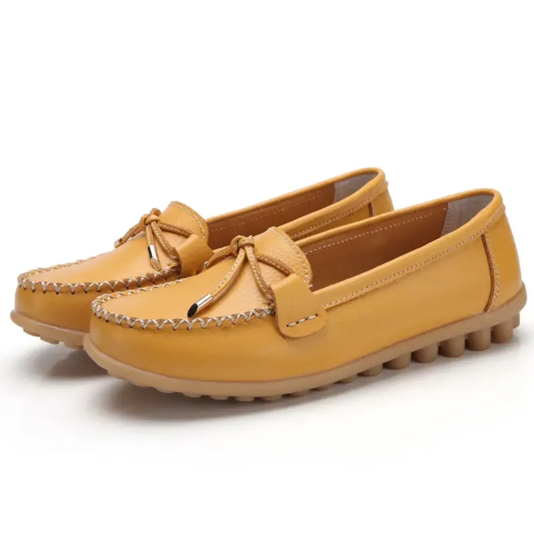 Mocassins Femme Printemps/Été - Chaussures Plates en Cuir PU, Confort et Style Quotidien