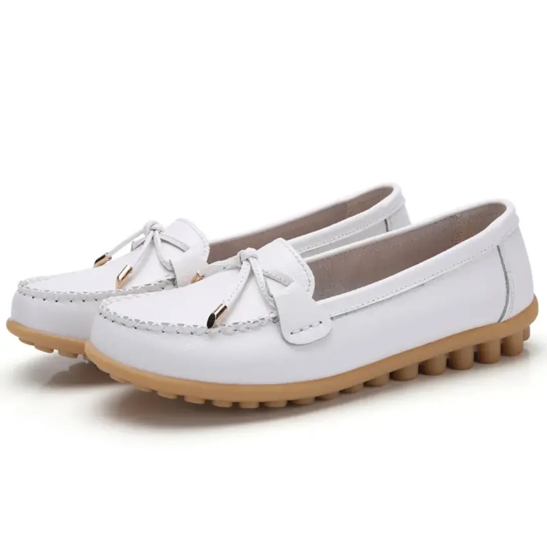 Mocassins Femme Printemps/Été - Chaussures Plates en Cuir PU, Confort et Style Quotidien