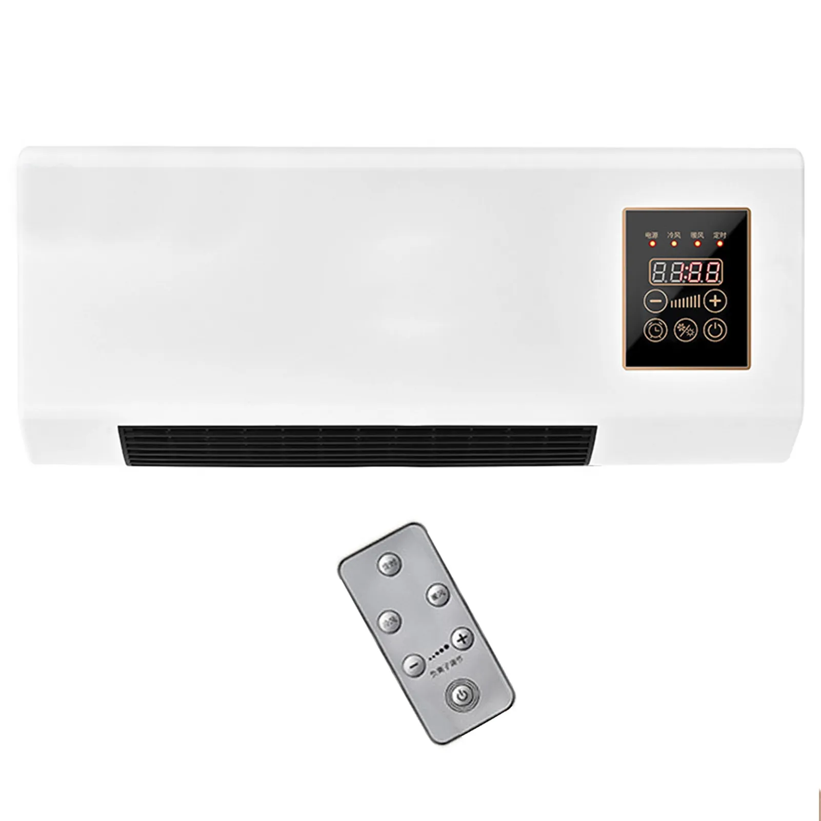 Chauffage Électrique Intelligent Mural ou Bureau - Souffleur d’Air Chaud pour Salon, Chambre, Bureau et Hiver