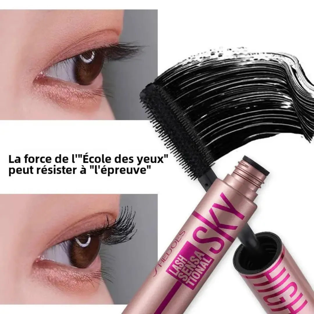 Mascara 4D Sky High SHE DOES – Waterproof, Volume Extrême, Allonge et Épaissit les Cils | Tenue 24H 