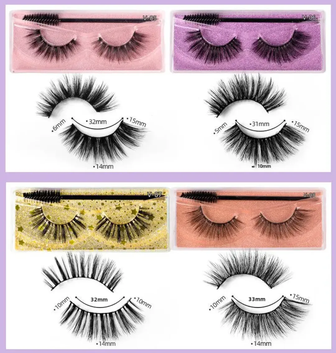 Cils Magnétiques de Haute Qualité avec Eyeliner – Coffret Personnalisé, Effet Glamour et Longue Tenu