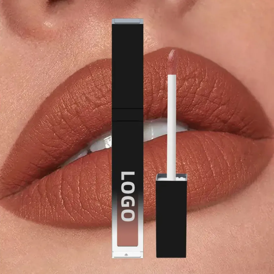 Rouge à Lèvres Mat Personnalisable – Waterproof, Végétalien, 43 Couleurs, Longue Tenue, Haute Qualit