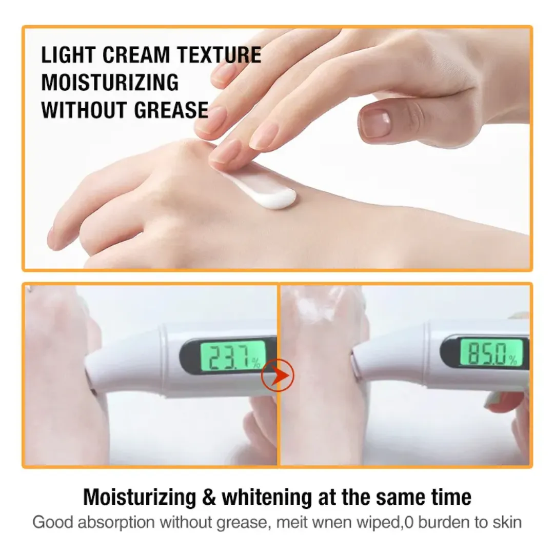 Crème Visage Éclaircissante à la Vitamine C – Anti-taches, Hydratante & Anti-âge – 50ml