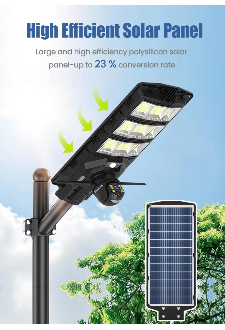 Caméra Solaire 4G V380 Pro avec Éclairage LED - 18000 mAh, Étanche, Vision Nocturne, Surveillance Extérieure Sans Fil