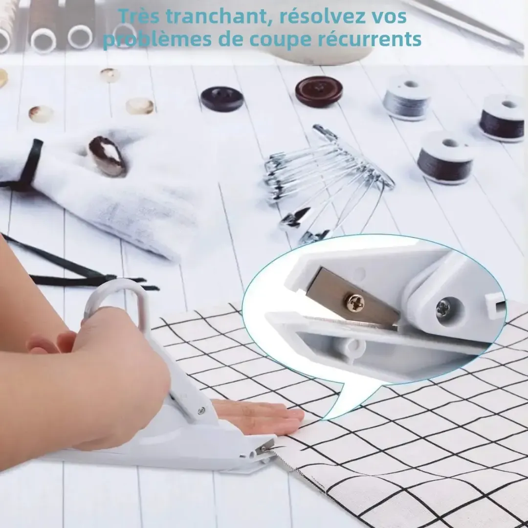 Ciseaux Électriques Portables– Spécial Couture et Travaux Manuels
