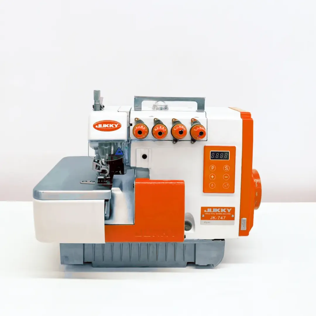 Machine à Surjet Industrielle ST-747D – 2 Aiguilles, Haute Vitesse 6500 RPM, Réglage Différentiel Avancé