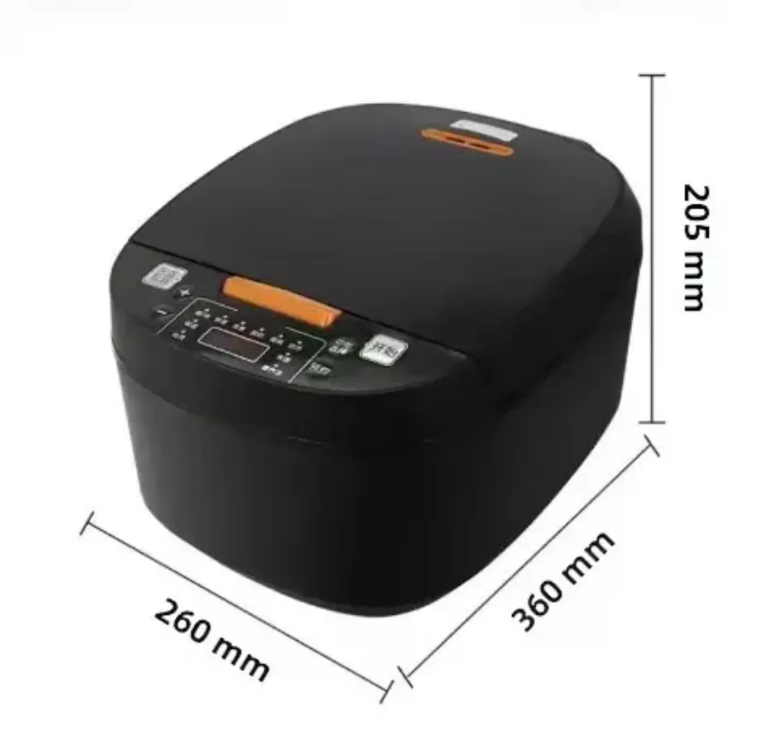 Cuiseur à Riz Électrique Intelligent 5L – Écran Tactile LCD, Revêtement Antiadhésif
