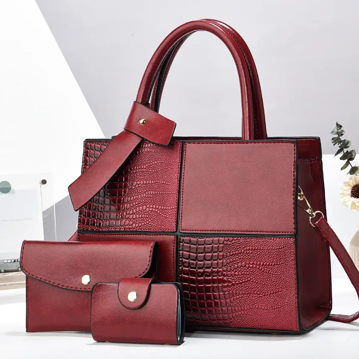 Ensemble Premium de 3 Sacs à Main en Cuir PU pour Femme – Élégance et Polyvalence