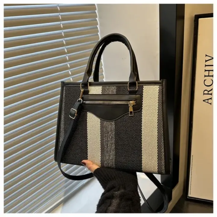 MU Nouvelle Arrivée Mode Stripe Dames Sacs À
