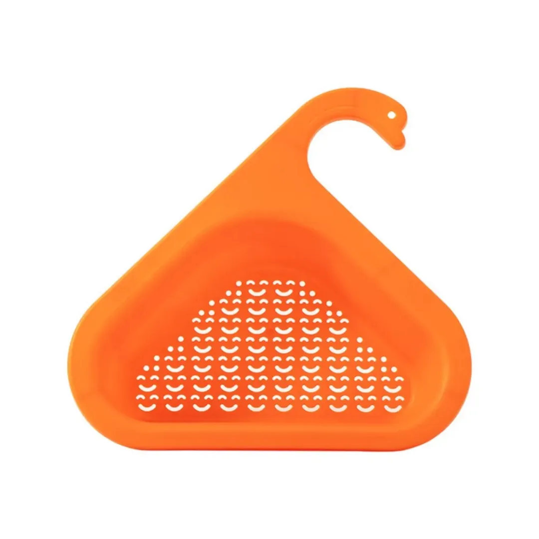 Passoire de Coin pour Évier – Panier de Vidange Pratique avec Crochet pour Déchets Alimentaires