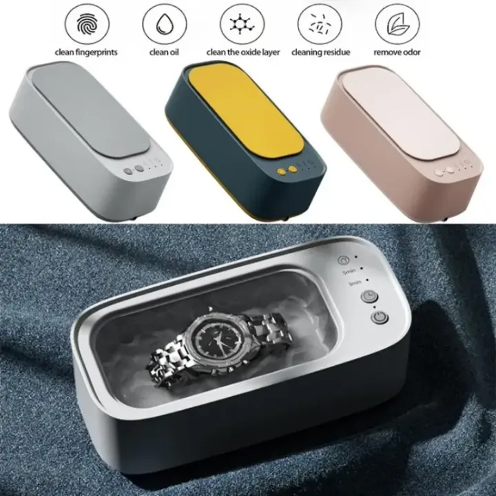Mini Nettoyeur à Ultrasons Portable – Pour Bijoux, Lunettes, Montres et Appareils Dentaires