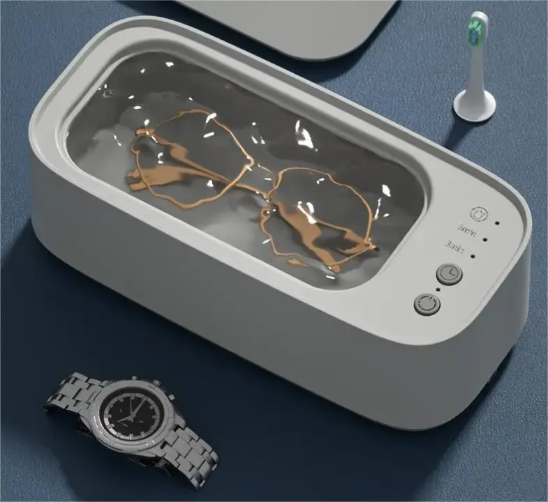 Mini Nettoyeur à Ultrasons Portable – Pour Bijoux, Lunettes, Montres et Appareils Dentaires