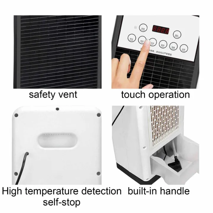 Aérotherme Rechargeable 2-en-1 – Chauffage & Ventilateur Silencieux – Air Chaud/Froid – Design Moderne