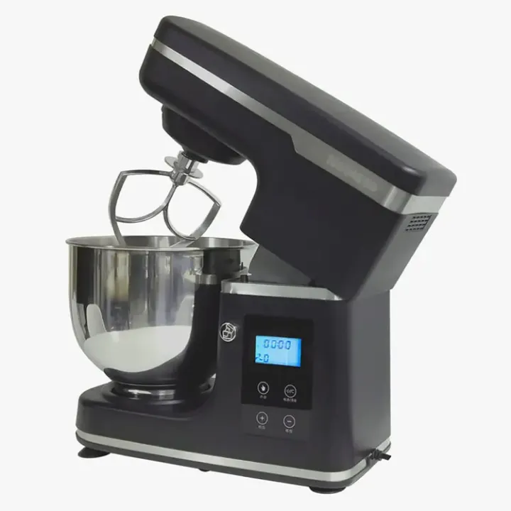 Robot Pâtissier Multifonction 1000W – Mélangeur sur Socle 5L avec Pesée Intégrée, 6 Vitesses, Tête Inclinable et Accessoires de Pâtisserie