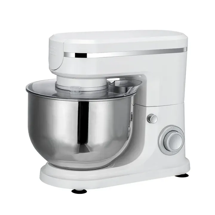 Robot Pâtissier Multifonction 1000W – Mélangeur sur Socle 5L avec Pesée Intégrée, 6 Vitesses, Tête Inclinable et Accessoires de Pâtisserie