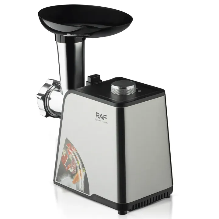 Hachoir à Viande Électrique RAF R.3392 – 2000W, Lames Inox, Accessoires Kebbés & Saucisses