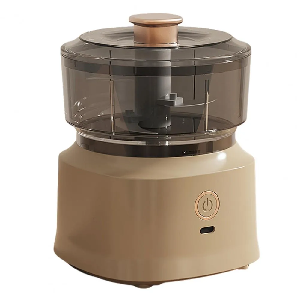 Mini Hachoir Électrique Portable USB – Mélangeur Multifonction pour Gingembre, Ail, Légumes et Fufu